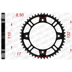 Зірка AFAM 428 K-Steel Chainwheel - KTM [Black], 49z