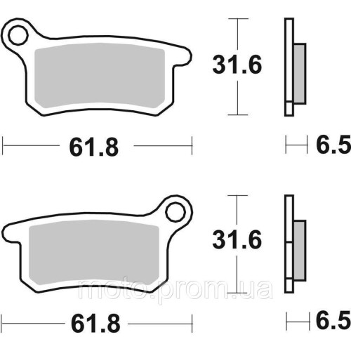 Гальмівні колодки SBS Sport Brake Pads, Sinter/Carbon
