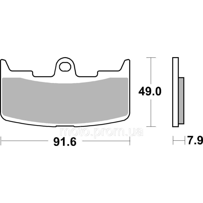 Гальмівні колодки SBS Performance Front Brake Pads, Sinter