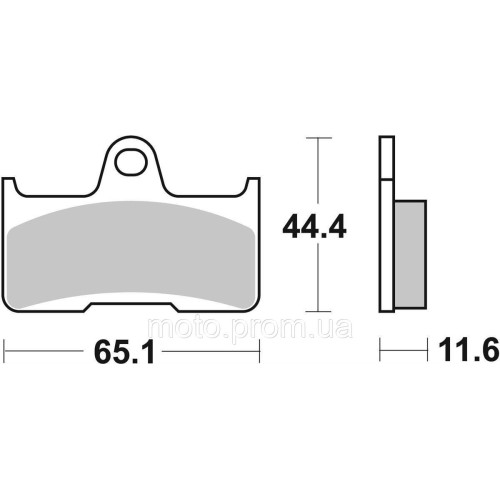 Гальмівні колодки SBS Racing Brake Pads, EVO Sinter/Sinter
