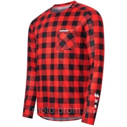 Джерсі USWE Flannel Jersey [Flame Red], XL