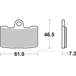 Гальмівні колодки SBS Performance Front Brake Pads, Sinter