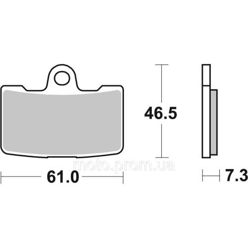Гальмівні колодки SBS Performance Front Brake Pads, Sinter