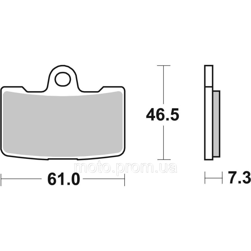 Гальмівні колодки SBS Performance Front Brake Pads, Sinter