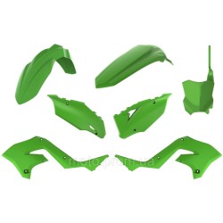 Пластик Polisport MX Restyling kit - Kawasaki (03-) [Green], Kawasaki