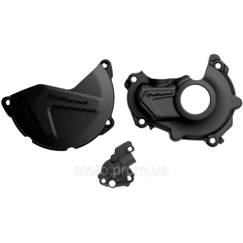 Комплект Polisport Clutch & Ignition Cover - Yamaha [Black]