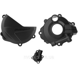 Комплект Polisport Clutch & Ignition Cover - Honda [Black]