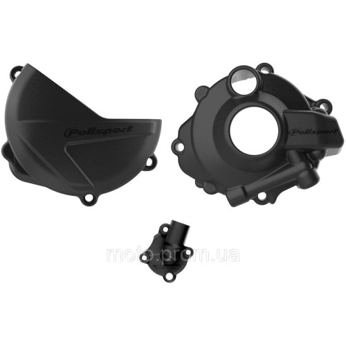 Комплект Polisport Clutch & Ignition Cover - Honda [Black]