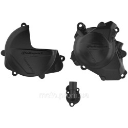 Комплект Polisport Clutch & Ignition Cover - Honda [Black]