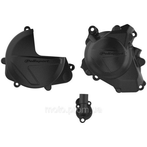 Комплект Polisport Clutch & Ignition Cover - Honda [Black]