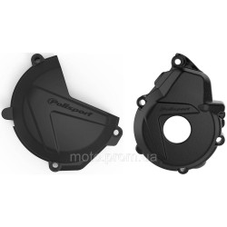 Комплект Polisport Clutch & Ignition Cover - Husqarna [Black]