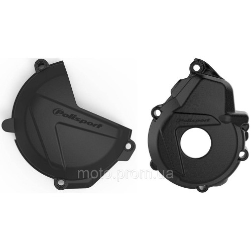Комплект Polisport Clutch & Ignition Cover - Husqarna [Black]