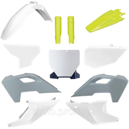 Пластик Polisport MX kit - Husqvarna (23-) [Grey/White], Husqvarna