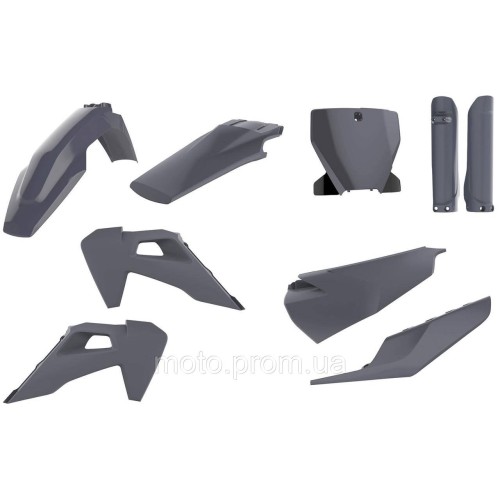 Пластик Polisport MX kit - Husqvarna (19-) [Nardo Grey], Husqvarna