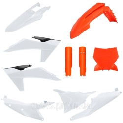 Пластик Polisport MX kit - KTM (23-) [Orange/White], KTM