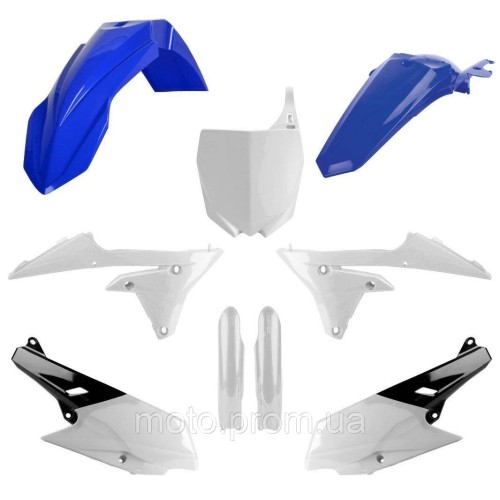 Пластик Polisport MX kit - Yamaha (14-) [Blue/White], Yamaha