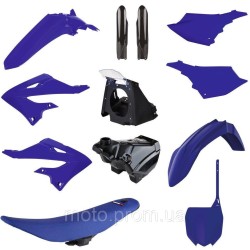 Пластик Polisport MX Restyling kit - Yamaha (02-) [Blue/Black], Yamaha