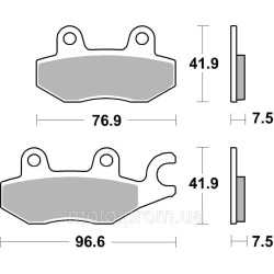 Гальмівні колодки SBS Performance Front Brake Pads, Sinter