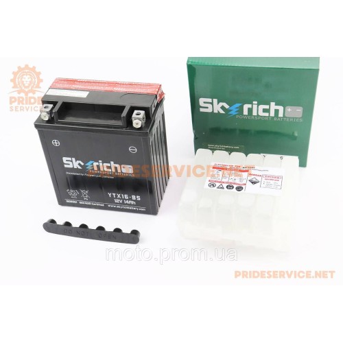 Акумулятор 12V14Аh YTX16-BS кислотний (L150*W87*H161мм)