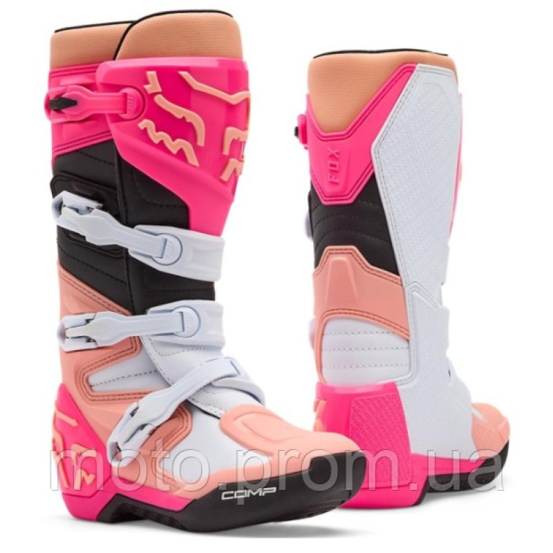 Моточеревики женские FOX Comp Boot Lady Pink