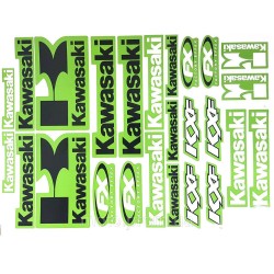Наклейка лист А3 Kawasaki green Наклейка лист А3 Kawasaki green