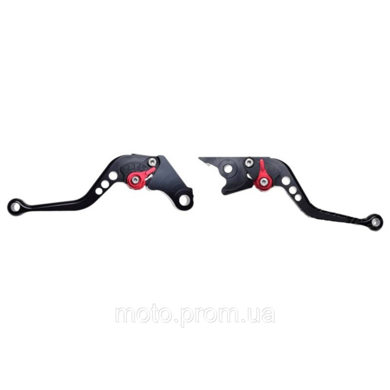 Важелі керма регульовані Honda Black Red CNC0151