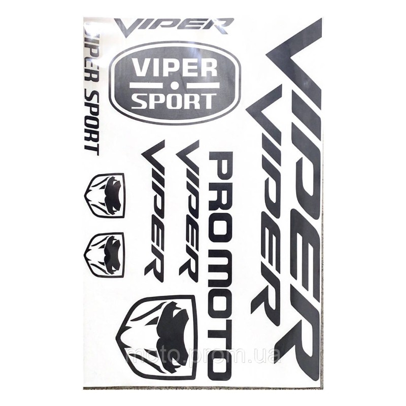 Наклейка лист Viper под оригинал