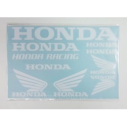 Наклейка лист Honda під оригінал біла Наклейка лист Honda під оригінал біла