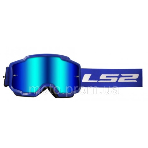 Маска кросова LS2 CHARGER Blue Mirror Lens