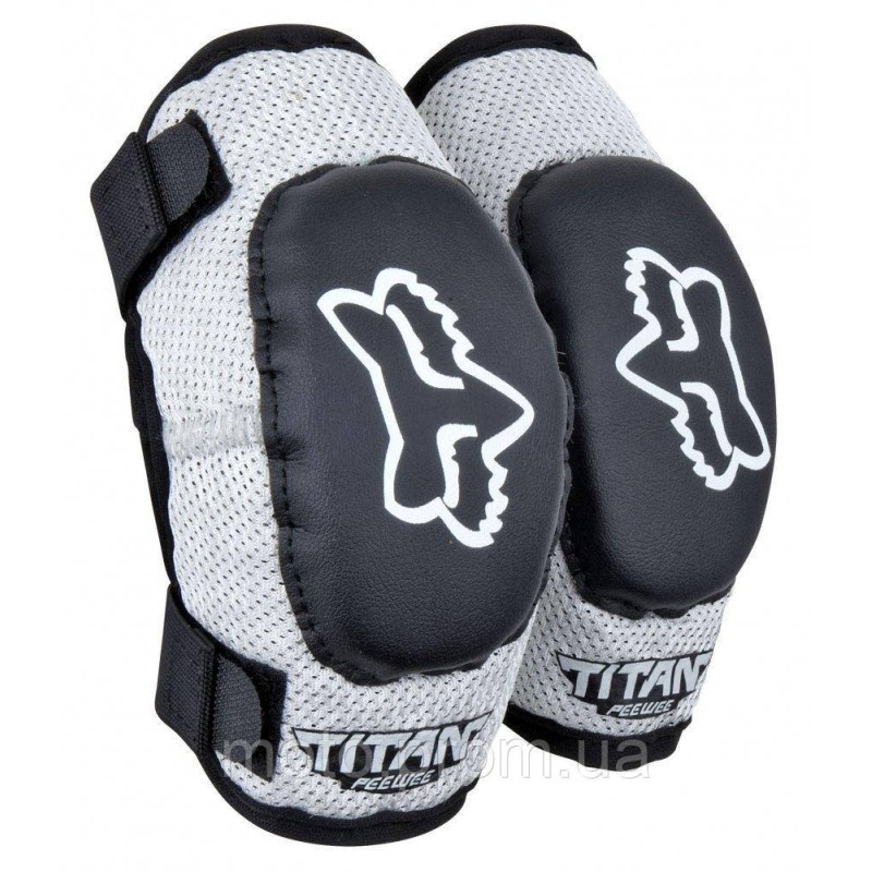 Детские налокотники FOX PeeWee Titan Elbow Black Large