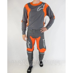 Мотокостюм Alpinestars Racer Hoen Grey/Orange 32/M