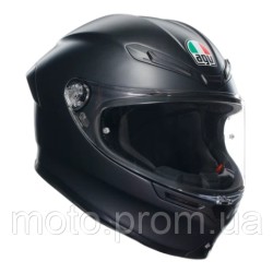 Мотошолом AGV K6 S Matt Black ECE2206 M