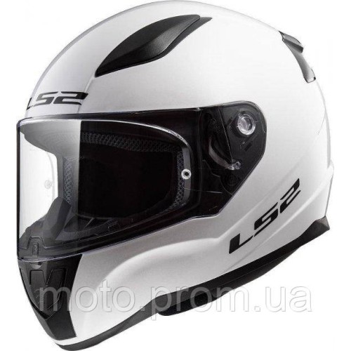Мотошолом LS2 FF353 Rapid 2 Solid Gloss White ECE2206 XXL