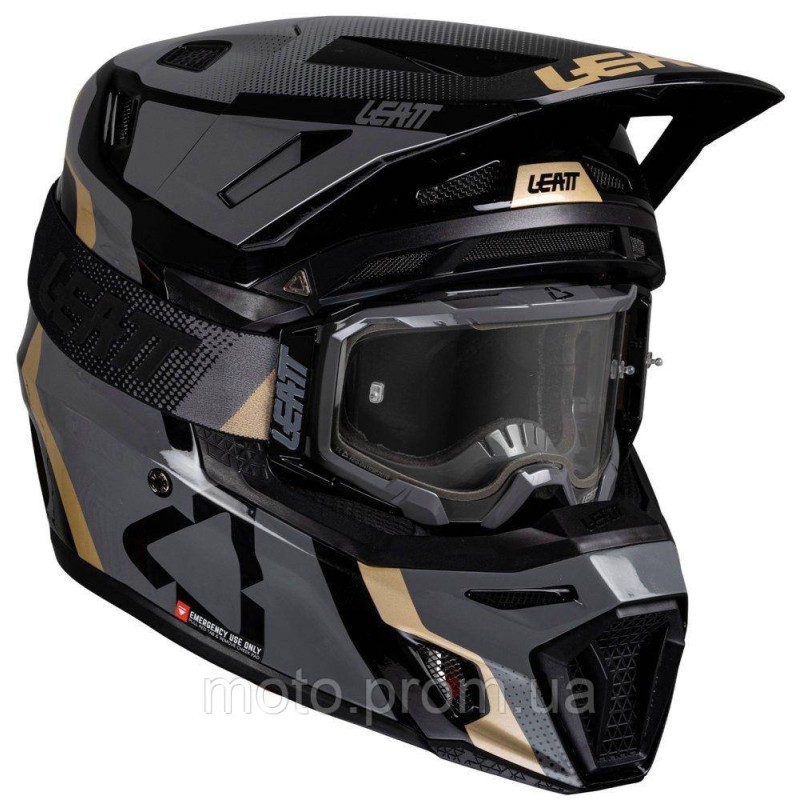Шолом LEATT Moto 8.5 Helmet + Goggle Black M