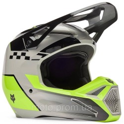 Мотошолом FOX V1 Helmet - COLLECT Grey M Мотошолом FOX V1 Helmet - COLLECT Grey M