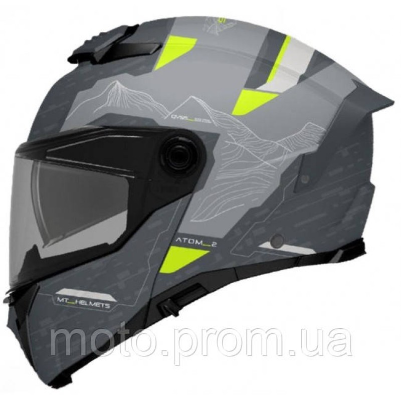 Мотошлем MT ATOM 2 SV HIGHLANDS E2 Matt XL +Pinlock