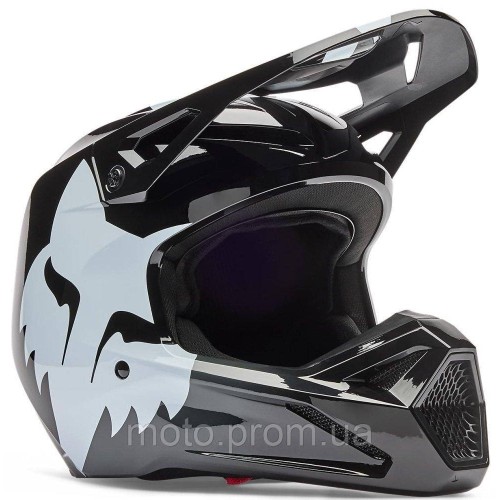 Шолом FOX V1 Helmet - SHIELD [Black], XS