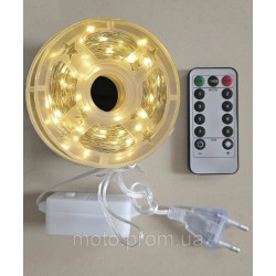 Роса 1000 LED 100м, реле 8 режимів пульт ДК, теплий білий (60) Роса 1000 LED 100м, реле 8 режимів пульт ДК, теплий білий (60)