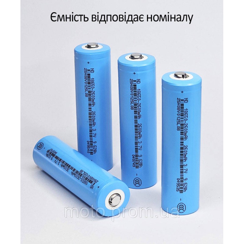Аккумулятор 18650 Li-ion 2600mAh 3,7V Ємність відповідає номіналу!!! (100/400)