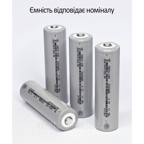 Аккумулятор 18650 Li-ion 3000mAh 3,7V Ємність відповідає номіналу!!! (100/400)