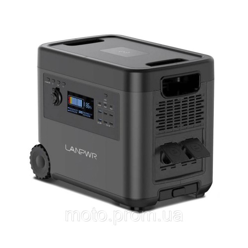 Зарядна станція LANPWR D5-2500, 2500 Вт, 2160 Вт/год (електростанція для дому, UPS, ДБЖ) EU