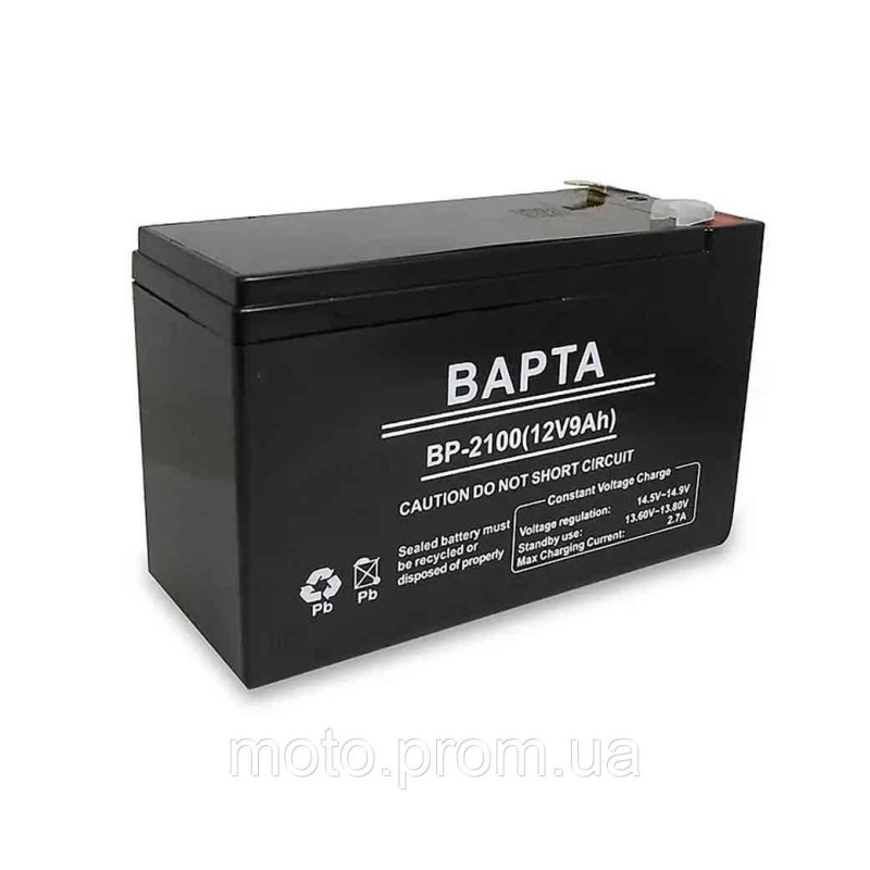 Акумуляторна батарея ВАРТА ВР-2100, 12В 9.0Аг