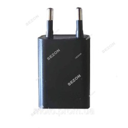 Адаптер USB 1А (для гірлянд до 400 світлодіодів), чорний Адаптер USB 1А (для гірлянд до 400 світлодіодів), чорний