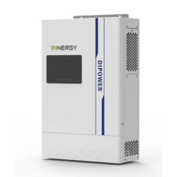 Гібридний інвертор DIPOWER 48V-5КВт, Smart BMS/ Чиста синусоїда + Wi-FI