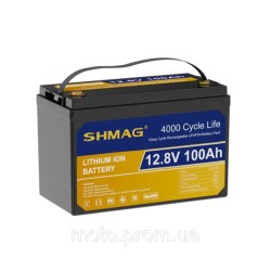 Акумулятор SHMAG LiFePO4 12,8V-100Ah (1,28 КВт) BMS, для ДБЖ
