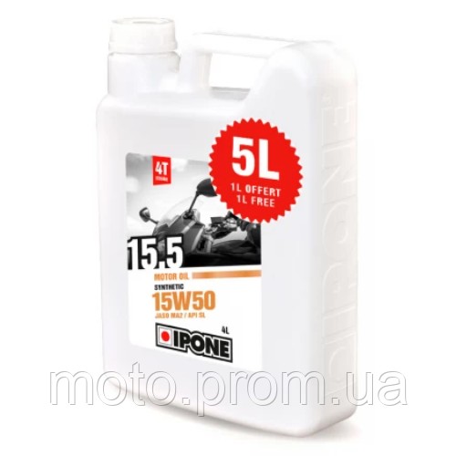 IPONE 15.5 15W50 4+1L