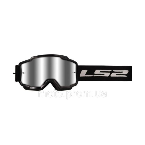 Маска кросова LS2 Charger Goggle Black With Silver Visor