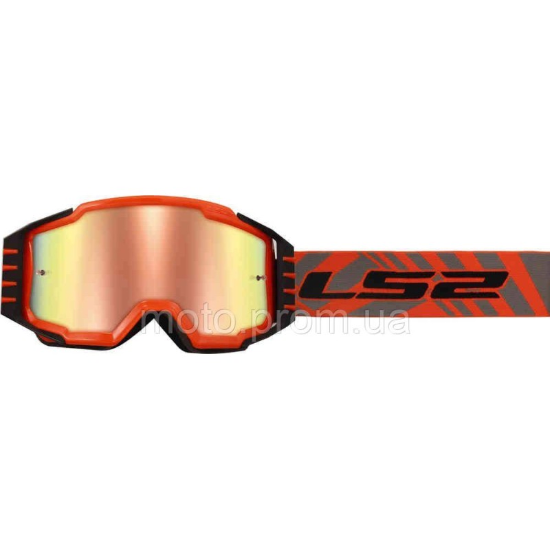 Маска кросова LS2 Charger Goggle Red with Iridium Visor
