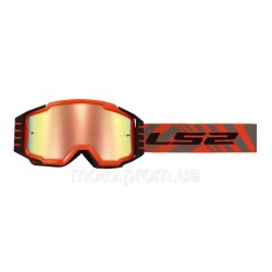 Маска кросова LS2 Charger Pro Goggle Hi-Vis Orange with Iridium Visor Маска кросова LS2 Charger Pro Goggle Hi-Vis Orange with Iridium Visor