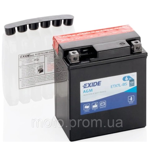 АКБ EXIDE ETX7L-BS = YTX7L-BS